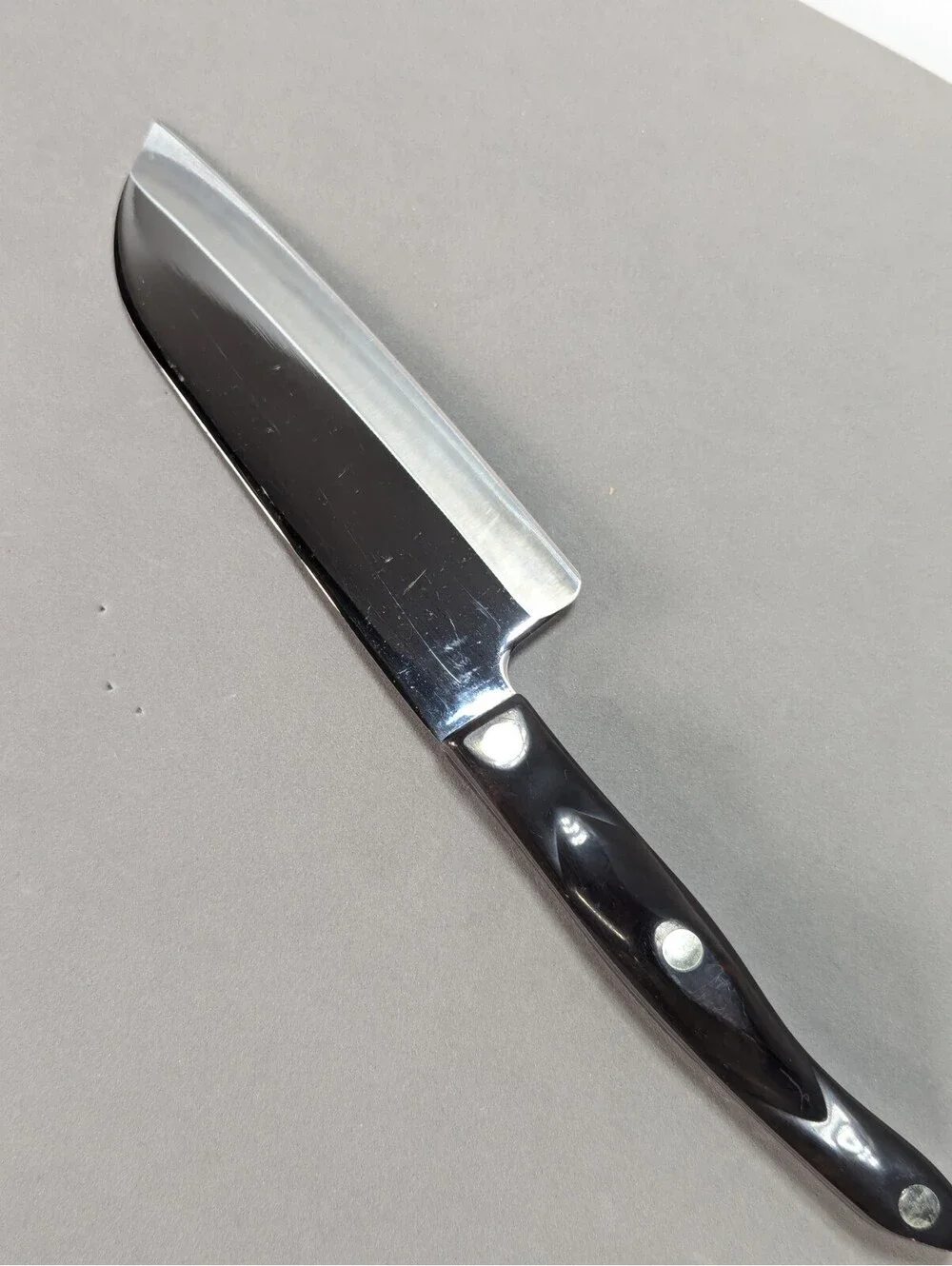VTG Cutco Petite Santoko Knife 2166KP Black Handle 6